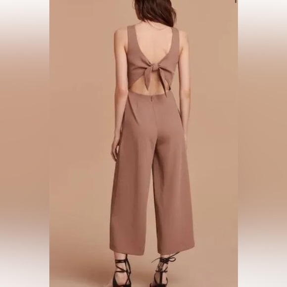 Aritzia Wilfred Ecoulement Jumpsuit in Nutmeg - Picture 3 of 9